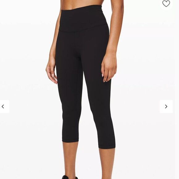 Lululemon align leggings cropped 19" black 4 high rise - Picture 1 of 7